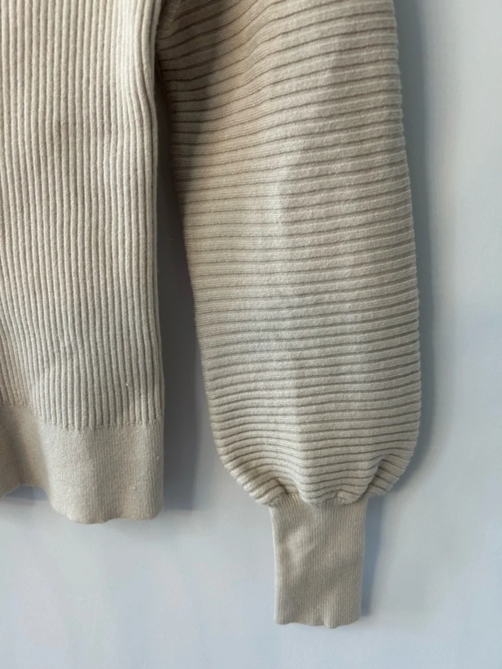 Sioni Women’s Ribbed Quarter Zip Sweater, Size Small - Picture 3 of 6